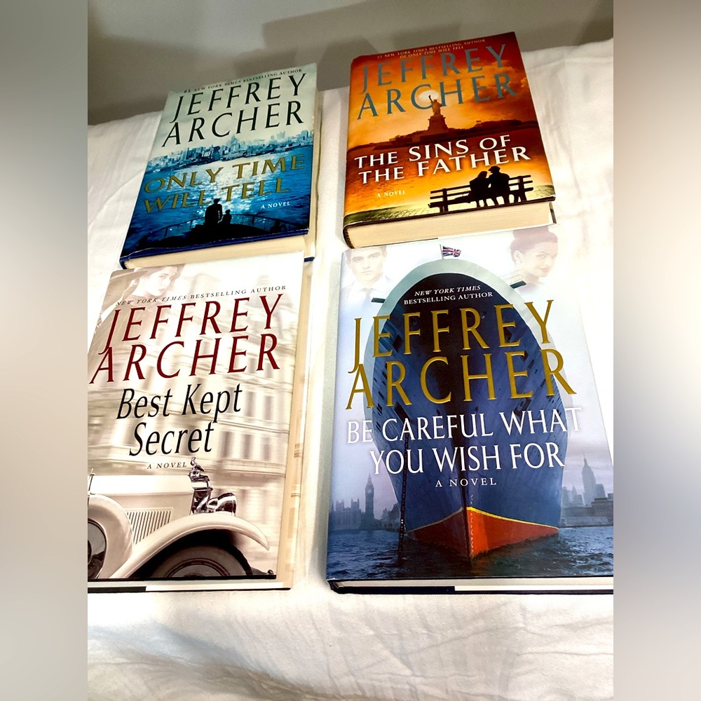 4 volume set of Jeffrey Archer “The Clifton Chronicles”